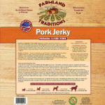 Pork Jerky treats back of bag