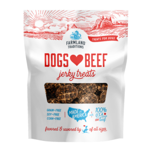 Dogs ♥ Beef Jerky Treats front of bag