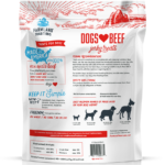 Dogs ♥ Beef Jerky Treats back of bag