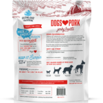Dogs ♥ Pork Jerky Treats back of bag