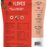 Back of Bag for Beef with Bone Broth