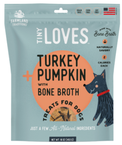 Front of bag for Tiny Loves Turkey & Pumpkin with Beef & Bone Broth
