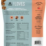 Back of bag for Tiny Loves Turkey & Pumpkin with Beef & Bone Broth