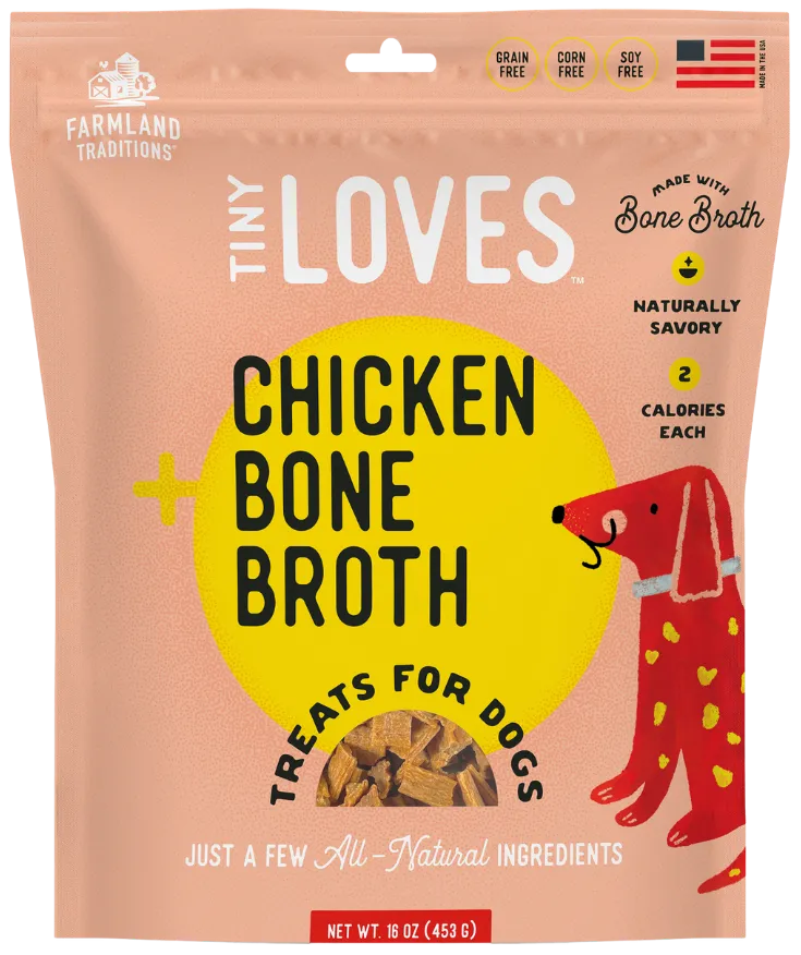 Tiny Loves Love Chicken with Bone Broth front of bag