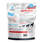 Dogs ♥ Chicken HG Jerky Treats - Back of Bag