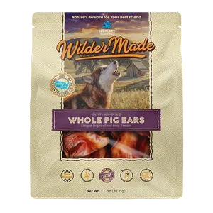 Wilder Made Pig ears front of bag